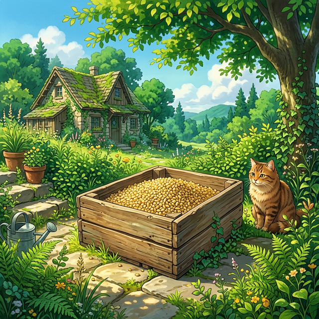 Natural eco-friendly cat litter category