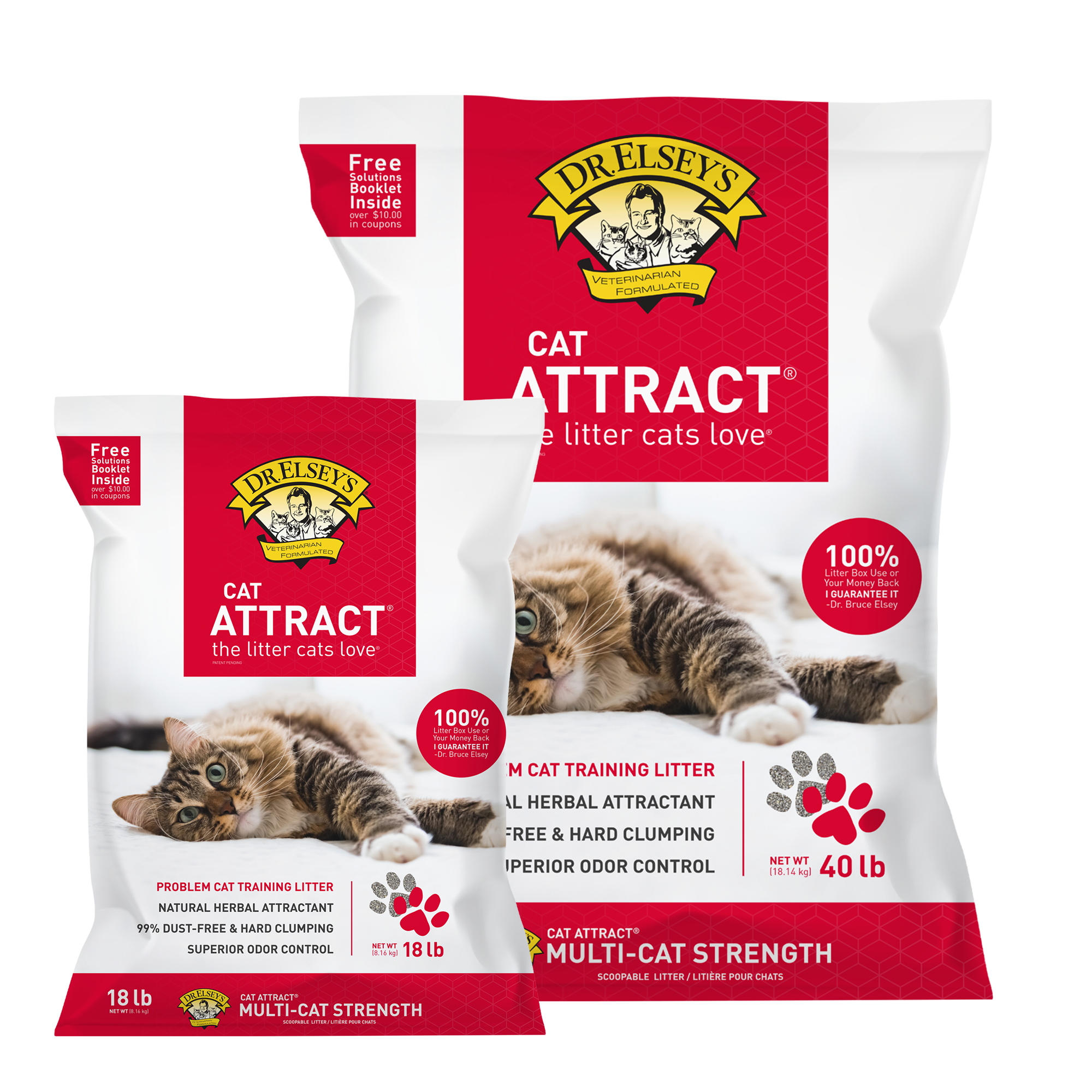 Dr. Elsey's Cat Attract Clumping Clay / Behavioral cat litter product photo